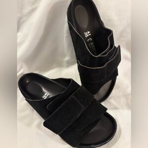 Birkenstock EUC Kyoto Black Leather sandle